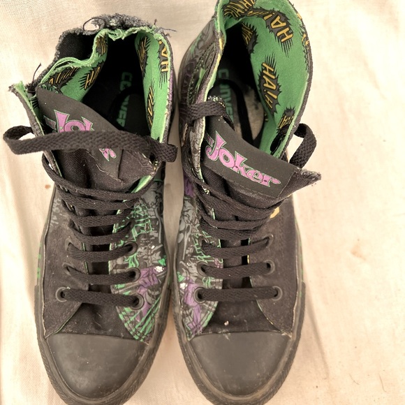 Converse Chuck Taylor All Stars Joker Batman DC Comics High Tops - Picture 4 of 13